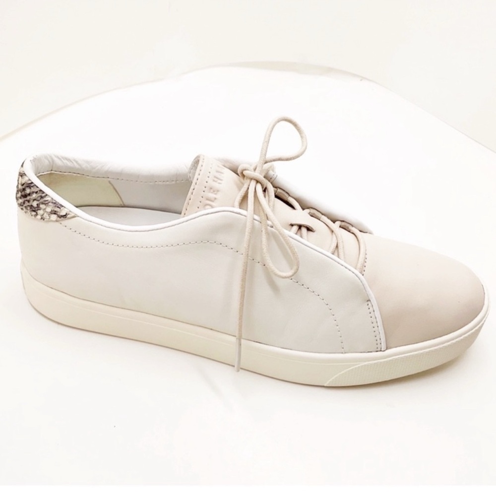 {COLE HAAN} Leather GrandPrø Spectator Sneakers